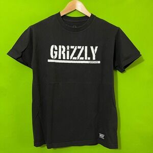 Grizzly Griptape T Shirt Black Mens Size Medium Graphic‎ Tee